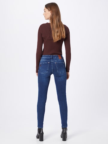 PULZ Jeans Skinny Kavbojke 'ANNA' | modra barva