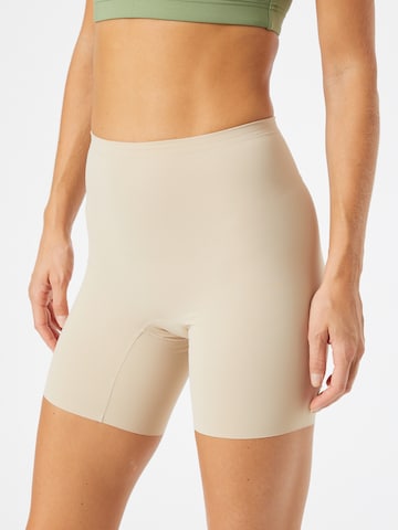 Lindex - Pantalón moldeador 'Janelle' en beige: frente