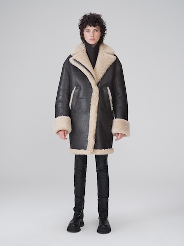 VESPUCCI BY VSP Winter Coat 'Eleonore' in Brown