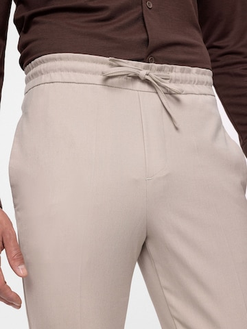 Regular Pantalon à plis Antioch en beige