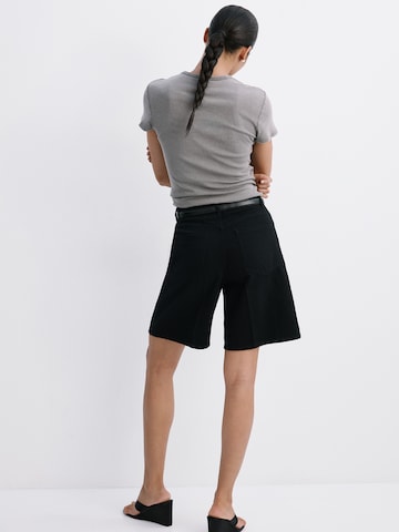 MANGO Loosefit Džíny 'CAMILLA' – černá