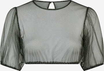 Blouse folklorique 'Karibik' SPIETH & WENSKY en vert : devant