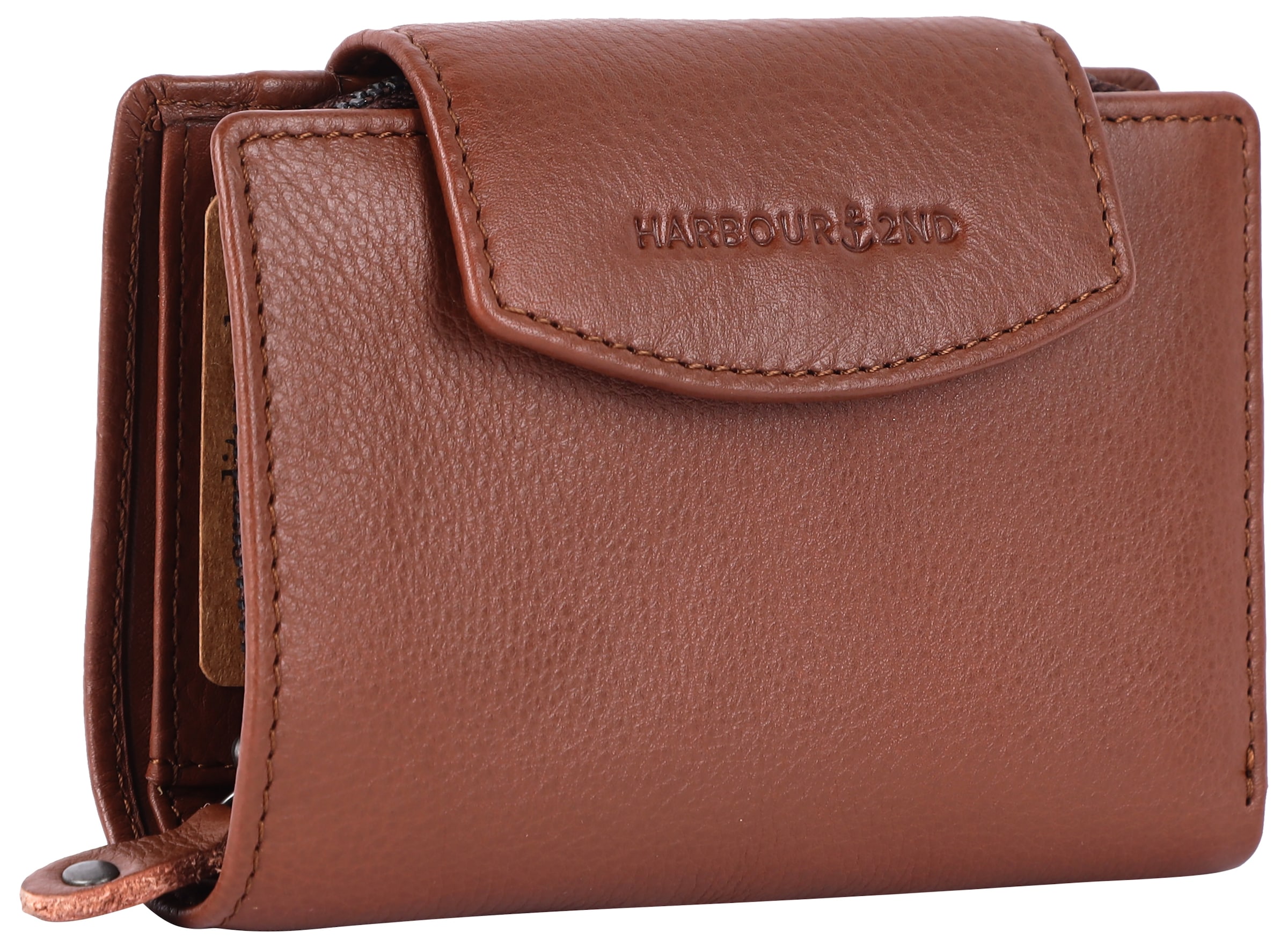 Harbour 2nd Wallet in Brown: front