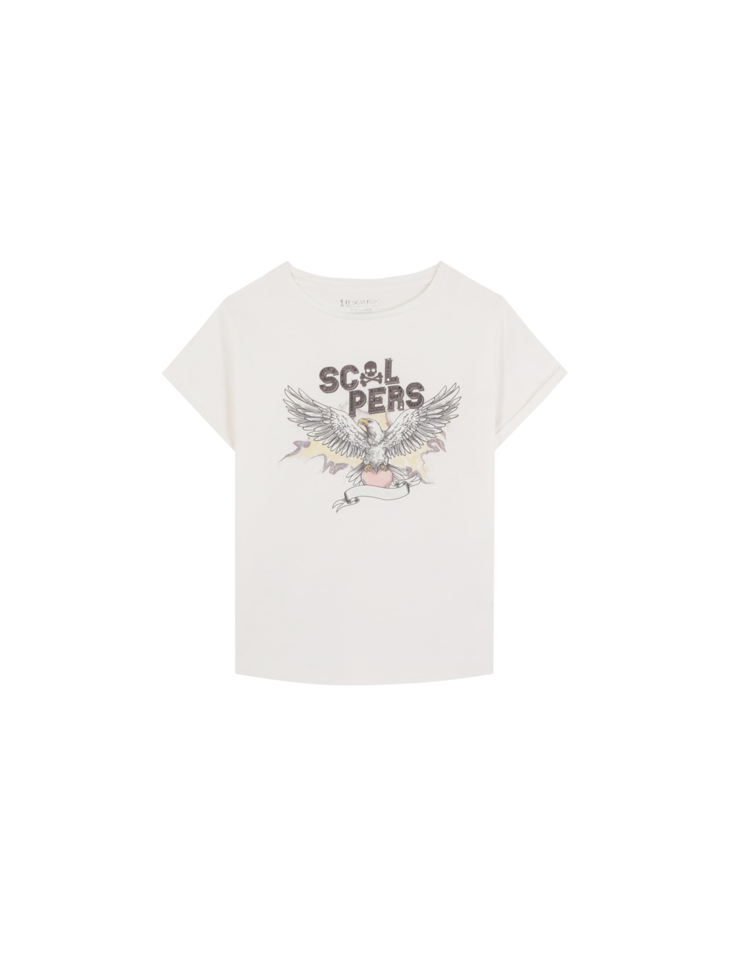 Scalpers Shirt 'Eagletee' in White: front