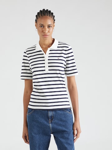 TOMMY HILFIGER T-shirt i vit: framsida