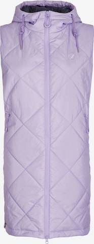 Navigazione Bodywarmer in Lila: voorkant