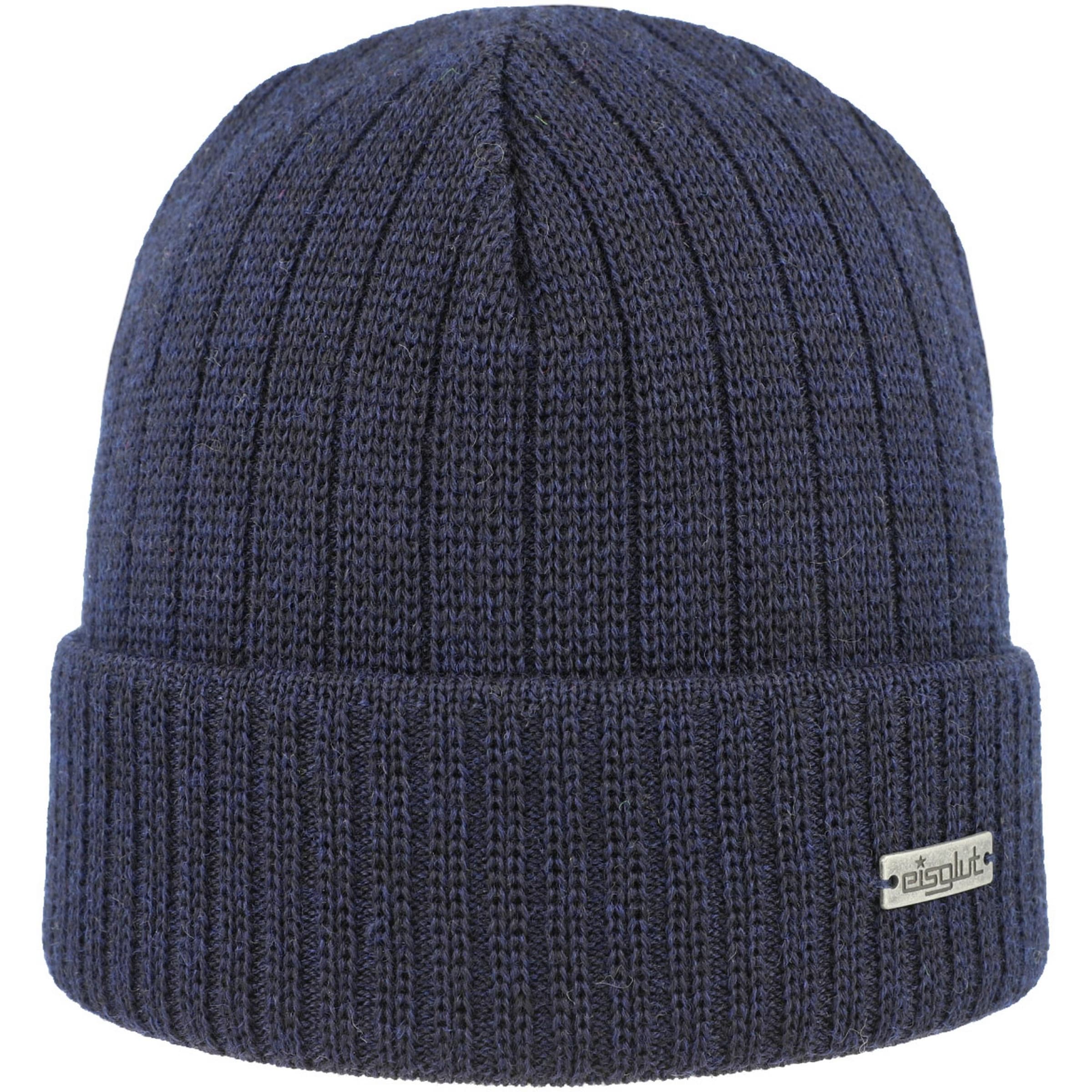 Eisglut Mössa 'Milang' i blå: framsida