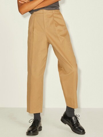 Loosefit Pantalon à plis 'LYKKE' JJXX en marron : devant