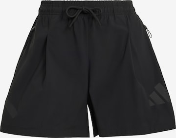 ADIDAS SPORTSWEAR Workout Pants 'Z.N.E.' in Black: front