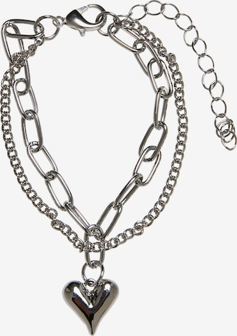 Urban Classics Rannekoru värissä hopea: etupuoli