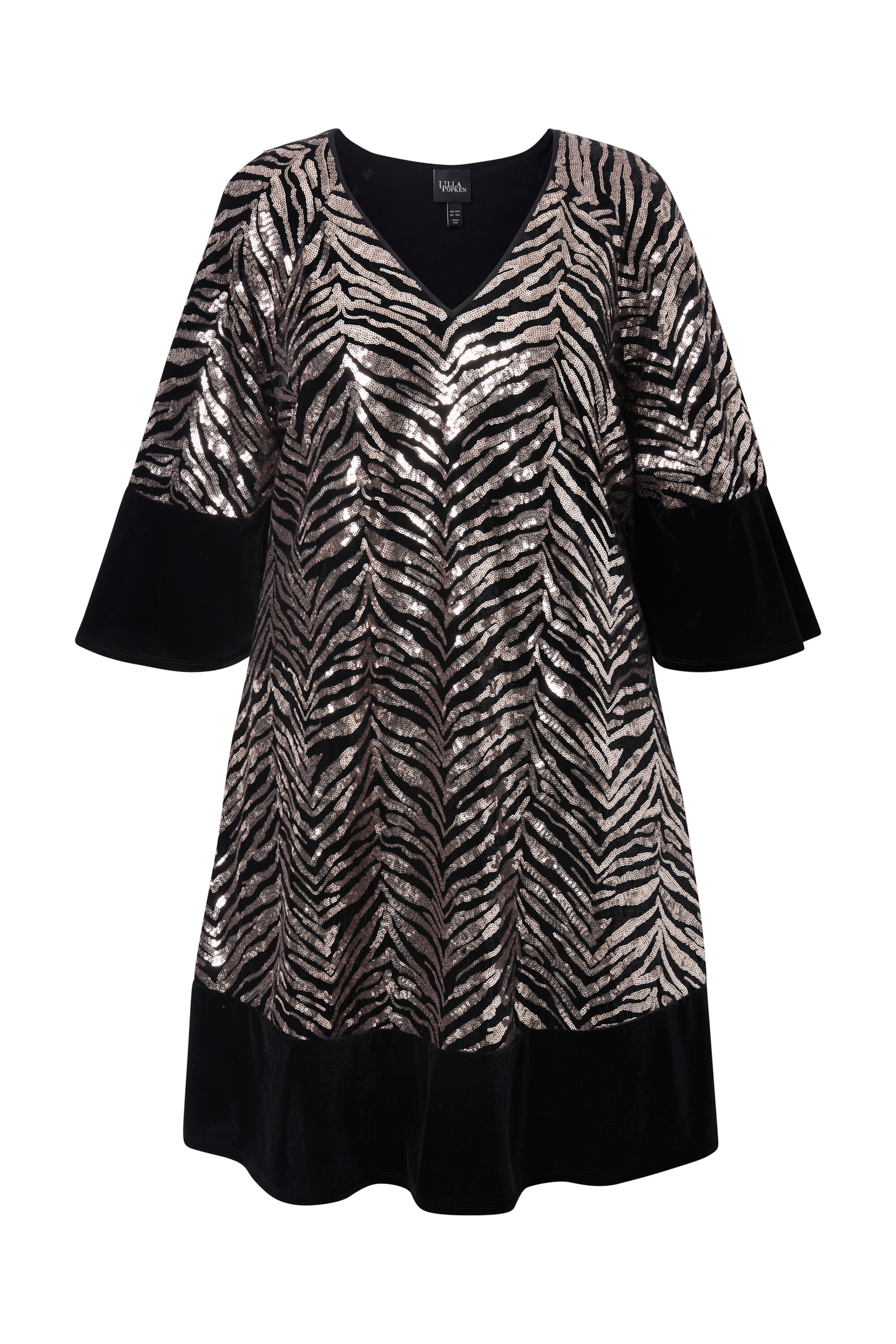 Ulla Popken Dress in Black: front