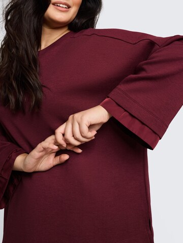 Tom Tailor Women + Sweatshirt in Rot