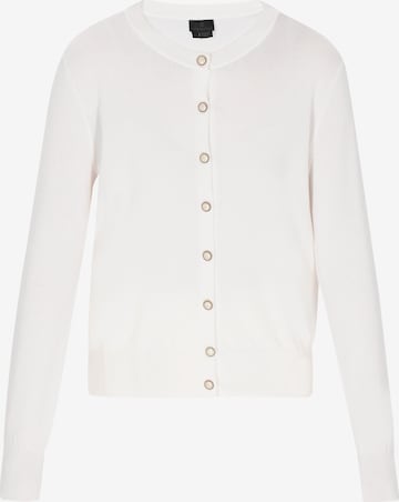 DreiMaster KlassikKardigan 'Classic Look' - bijela boja: prednji dio