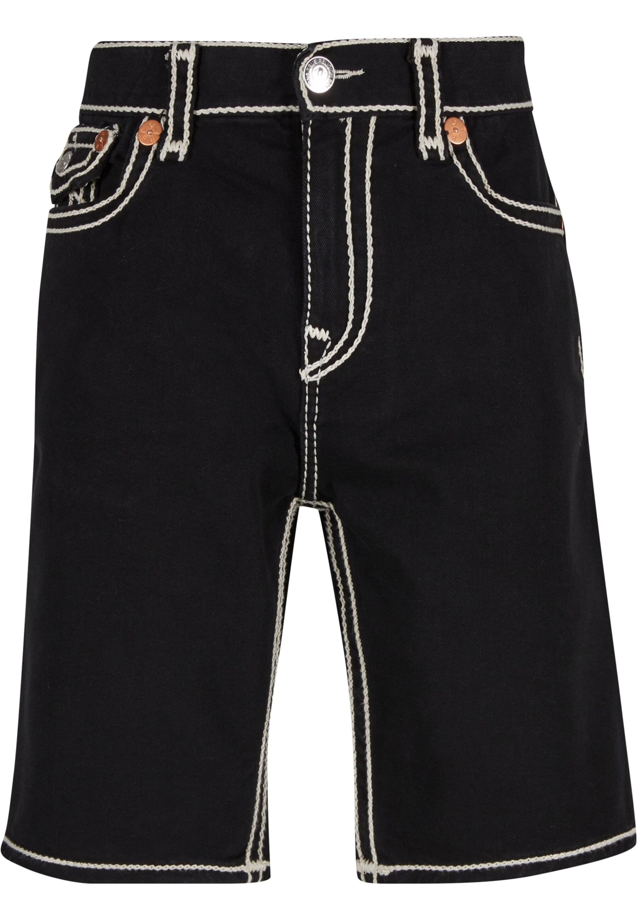 True Religion Loosefit Kalhoty 'Bobby' – černá: přední strana