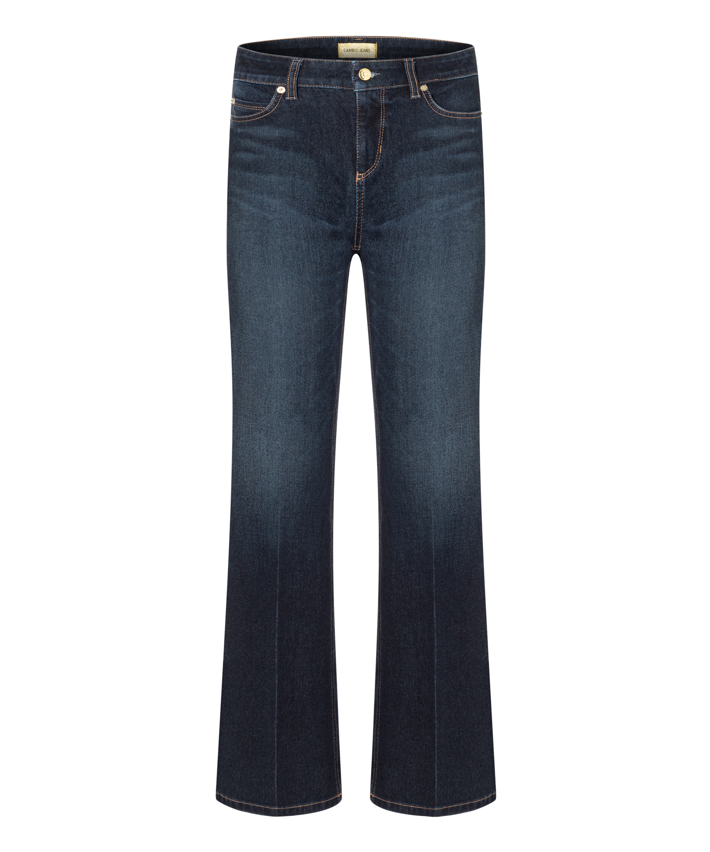 Cambio Flared Jeans ' Paris' in Blue: front