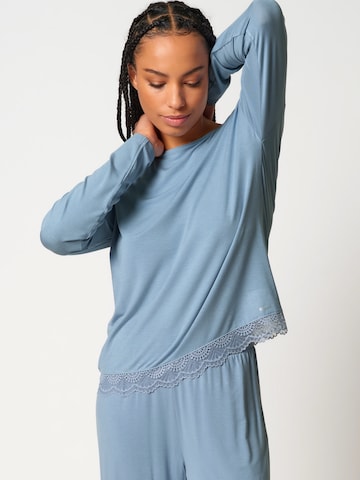 Skiny Slaapshirt in Blauw: voorkant