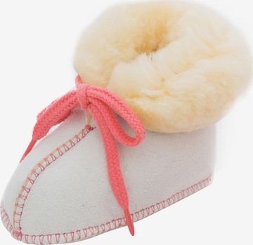 Werner Christ Baby Slippers 'BABY' in Grey: front