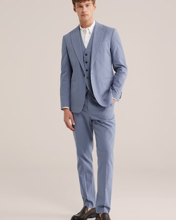 WE Fashion Regular Chino in Blauw