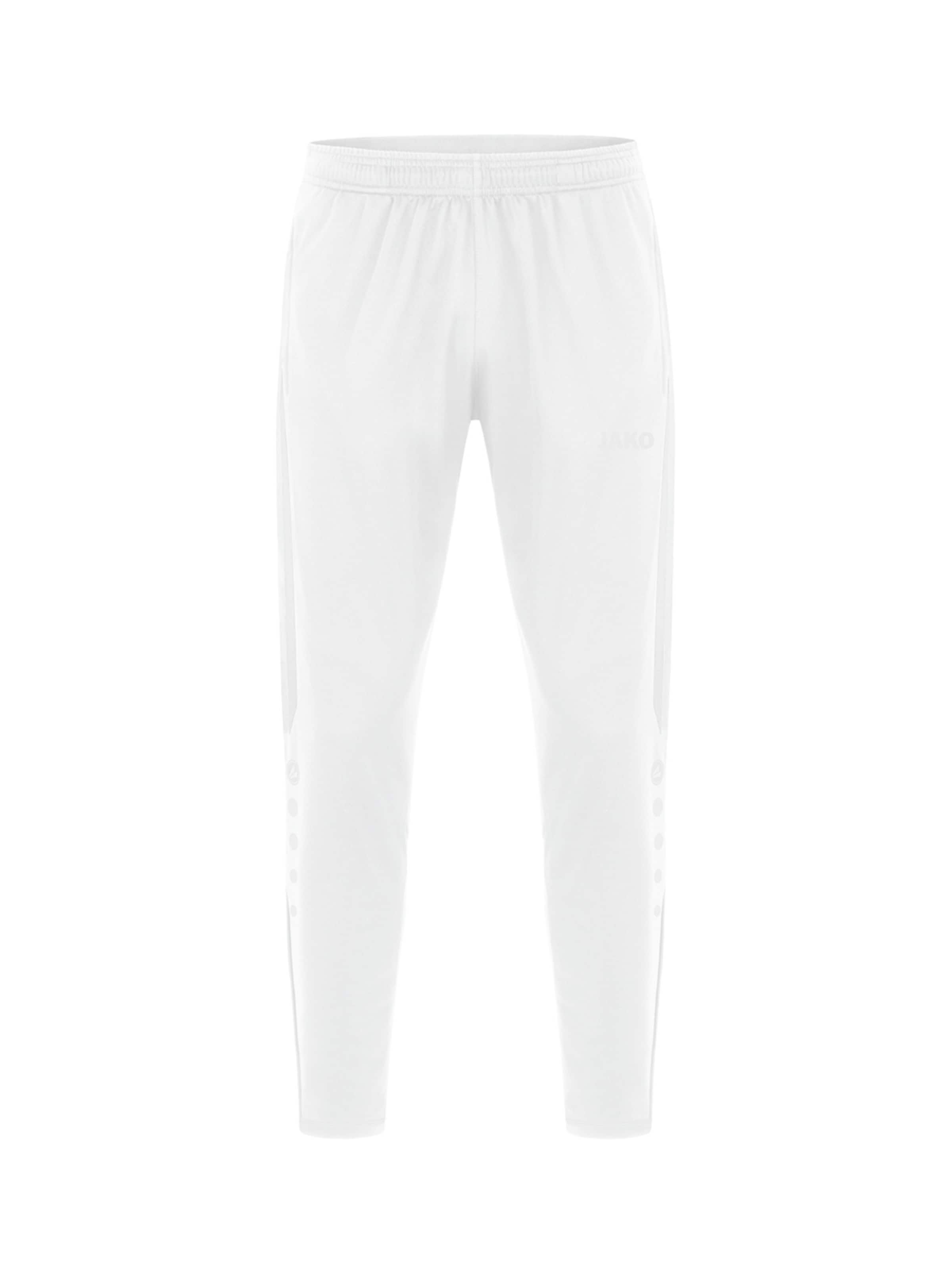 JAKO Sports trousers in White: front