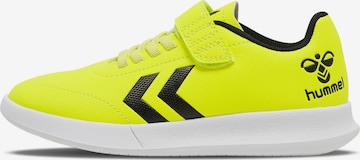 Hummel Athletic Shoes in Yellow: front