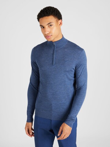 Hackett London Sweater in Blue: front