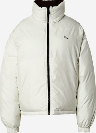 Žieminė striukė '90S' iš Calvin Klein Jeans, spalva – ruda / juoda / balta, Prekių apžvalga
