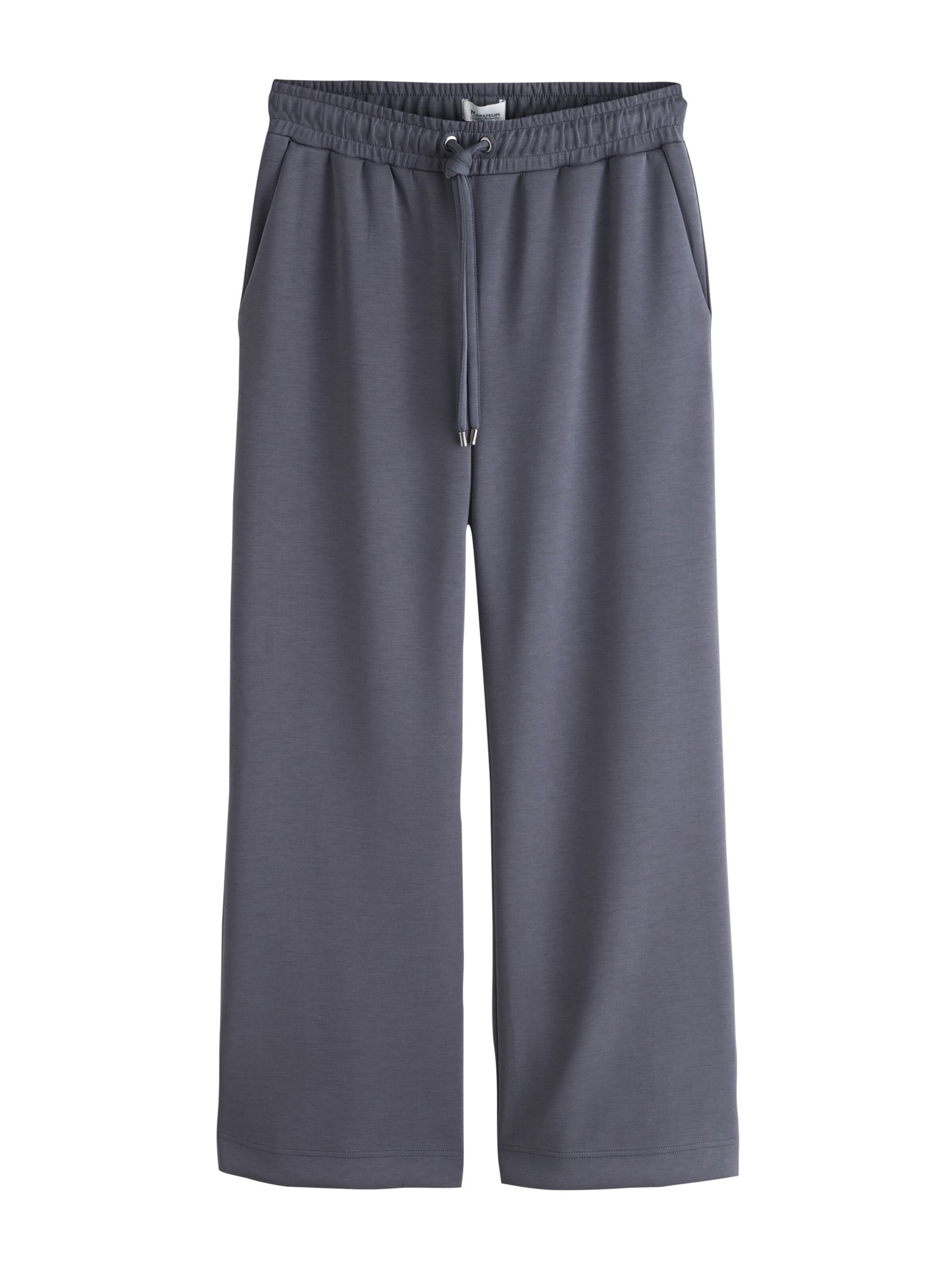 Next Wide Leg Hose 'N. Premium' in Grau: Vorderseite