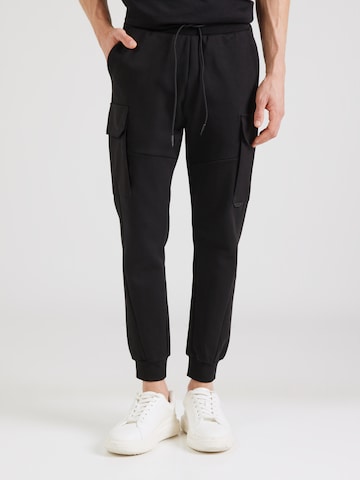 Tapered Pantaloni cu buzunare de la ANTONY MORATO pe negru: față