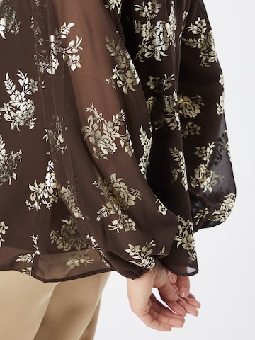 Wallis Blouse in Brown