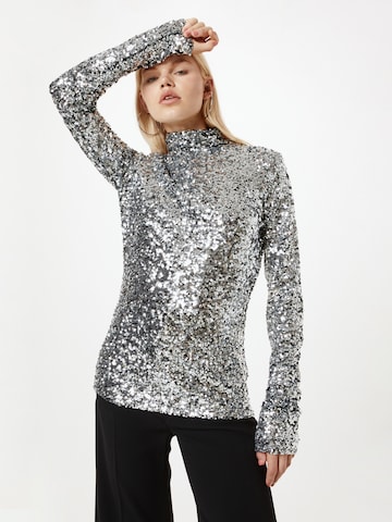 PATRIZIA PEPE Shirt in Silver: front