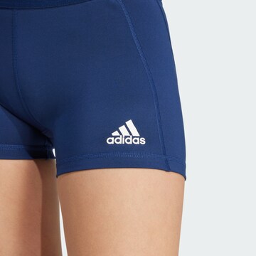 ADIDAS PERFORMANCE Skinny Sports trousers in Blue
