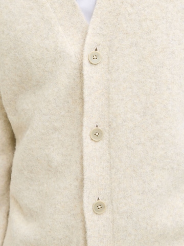 JACK & JONES Knit cardigan in Beige