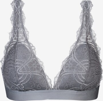 Mey Triangle Bra 'Poetry Fame' in Grey: front