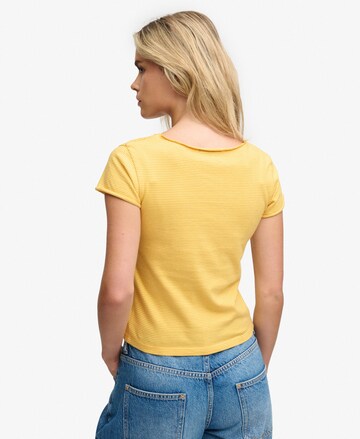 T-shirt 'Athletic Essentials' Superdry & Co en jaune