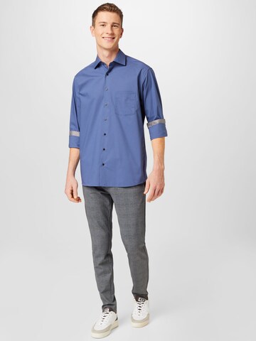 ETERNA Regular Fit Skjorte i blå