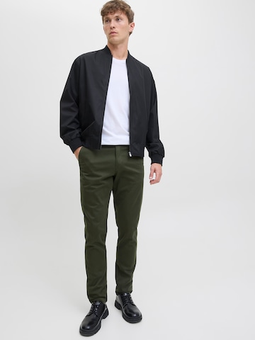 JACK & JONES Slimfit Παντελόνι τσίνο 'JJIMARCO JJBOWIE' σε πράσινο