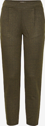 Pantaloni con pieghe 'IHKate' di ICHI in verde: frontale