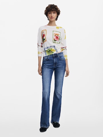 Desigual Sweater 'Postcard' in White