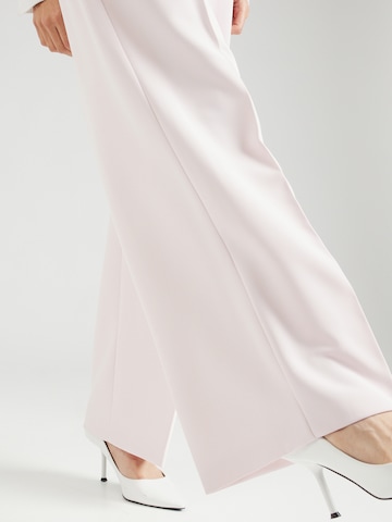 TAIFUN Široke hlačnice Hlače na rob | roza barva