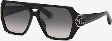 Lunettes de soleil 'Brave' Philipp Plein en noir : devant