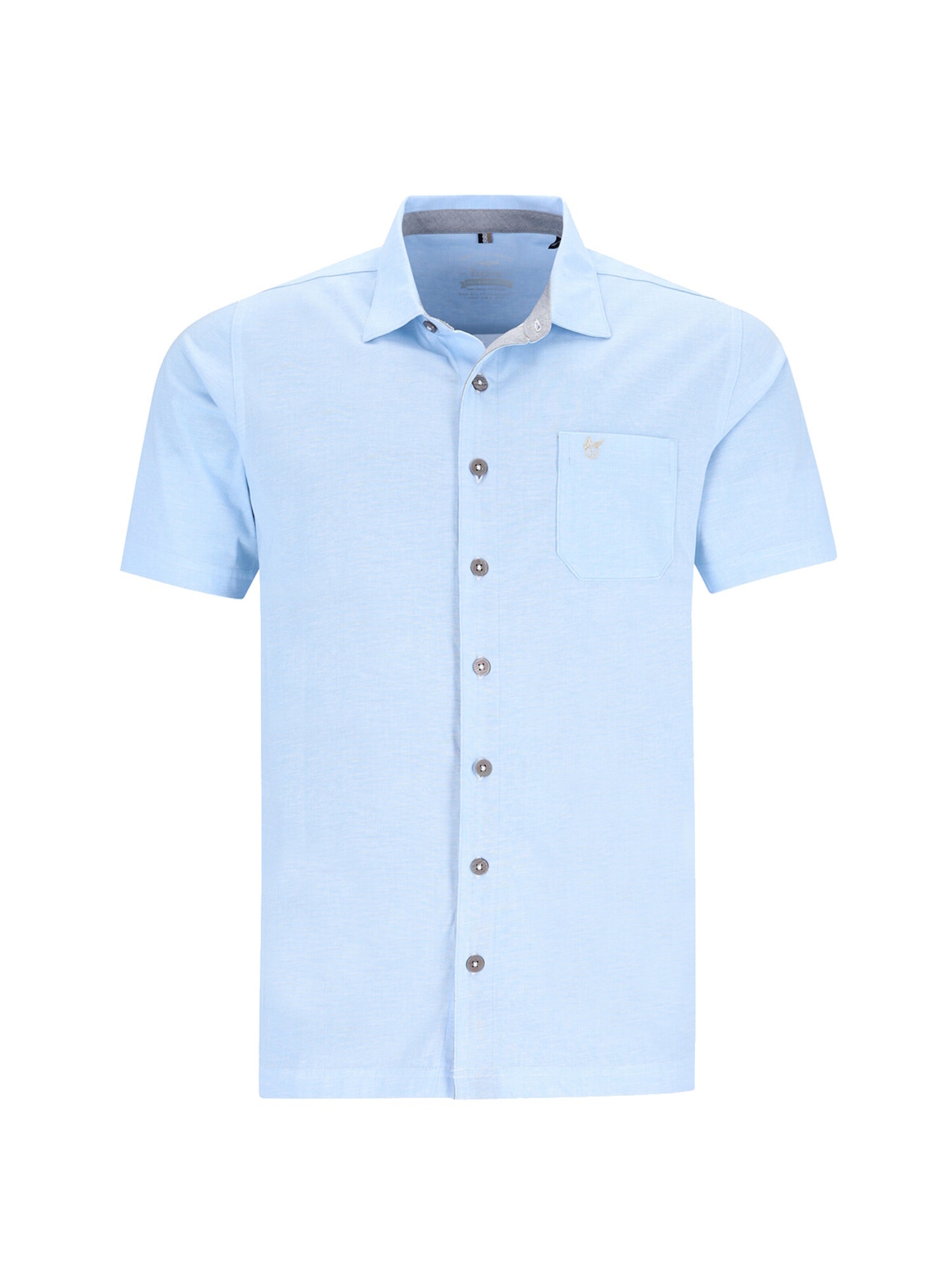 HAJO Regular Fit Skjorte 'Stay Fresh' i blå: forside