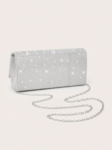 Tomshop24-7 Clutch 'Sindy' in Silver