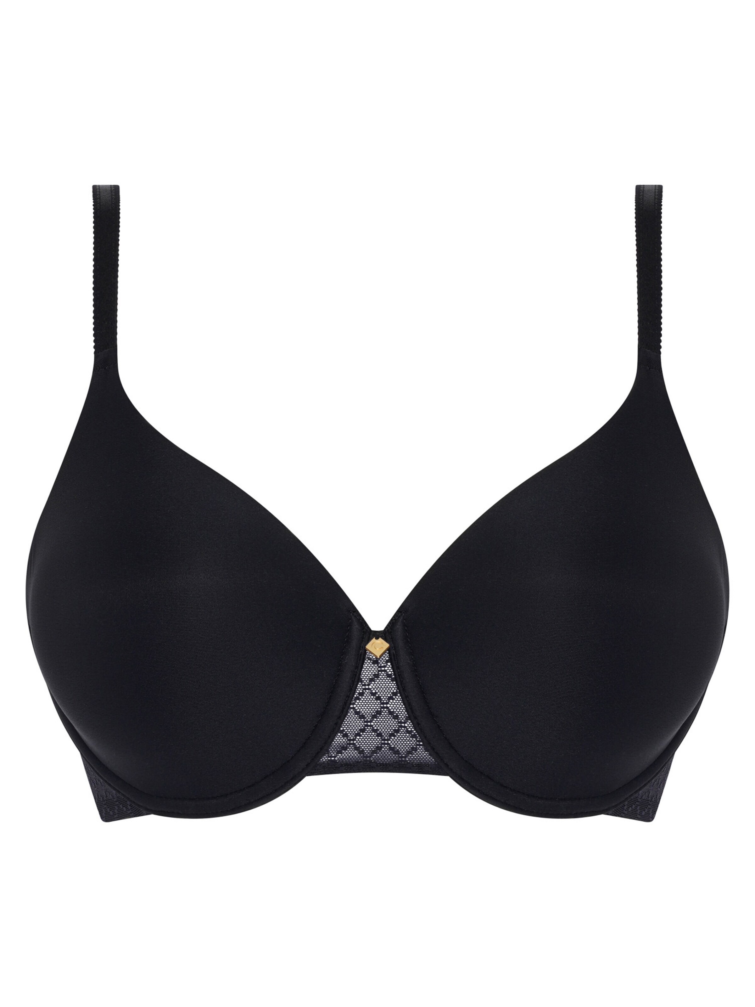 Chantelle T-shirt Bra 'Norah Chic' in Black: front