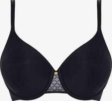 Chantelle T-shirt BH 'Norah Chic' in Zwart: voorkant