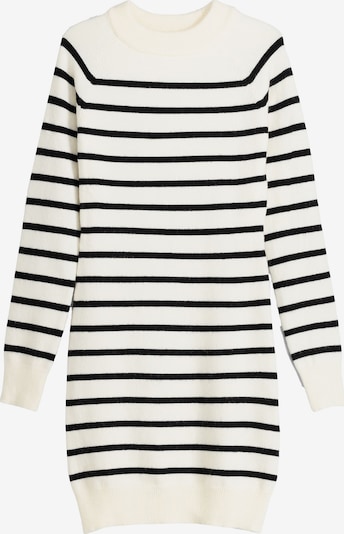 Bershka Knit dress in Black / White, Item view