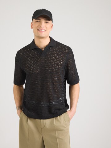 Only & Sons Kampsun 'ONSNYLE', värv must: eest vaates