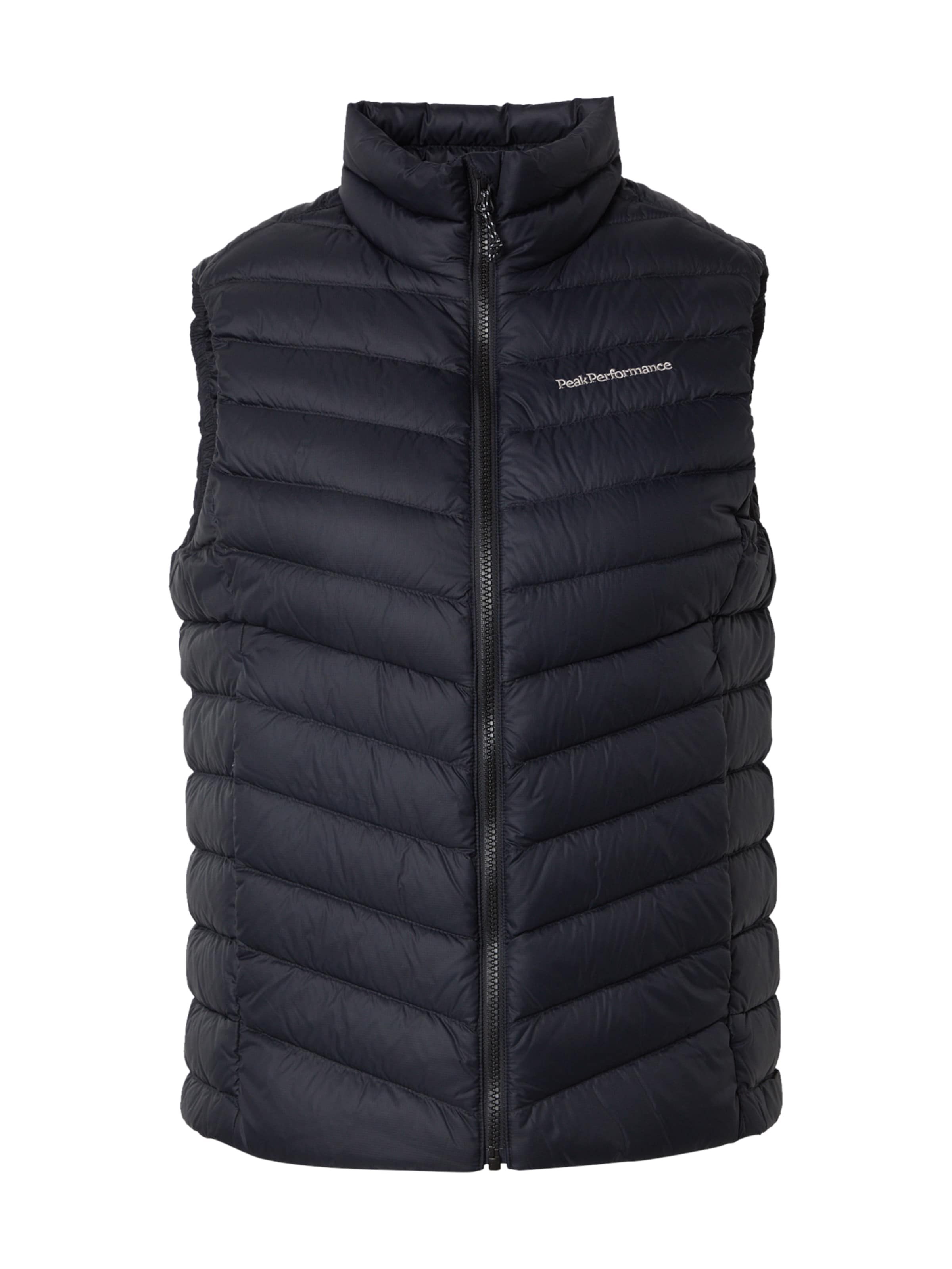 PEAK PERFORMANCE Sportweste 'Frost' in Schwarz: Vorderseite