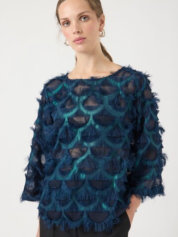 YAS Bluse 'YASPazilla' i blå