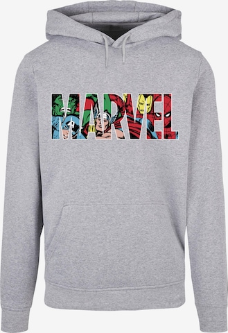 ABSOLUTE CULT Sweatshirt 'Marvel' in Grey: front