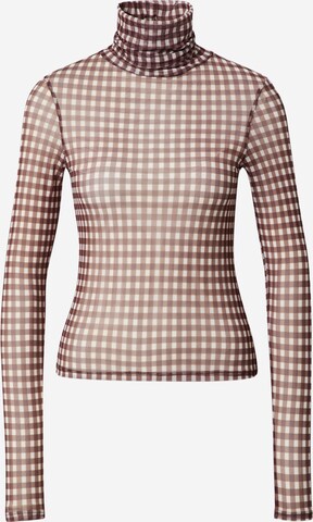 LeGer by Lena Gercke - Camisa 'Tamina' em castanho: frente